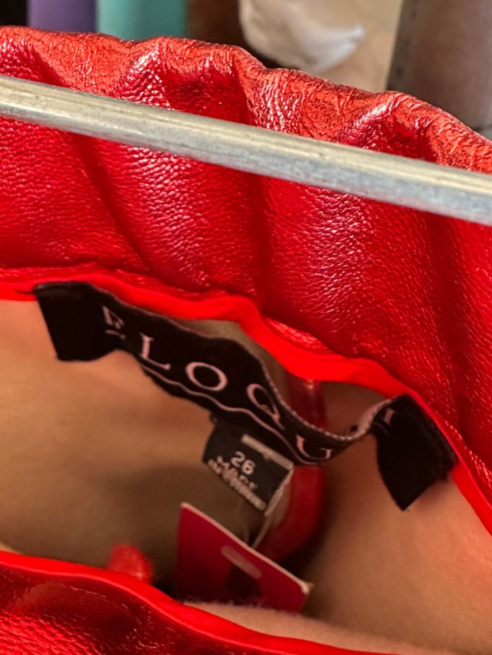 Eloquii Metallic Red Pants Size 26 - Picture 4 of 4